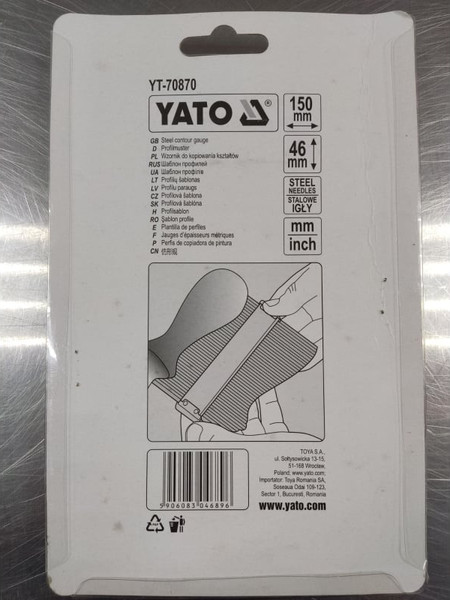 Изображение товара Профильный шаблон Yato Для копирования сложных профилей YT-70870