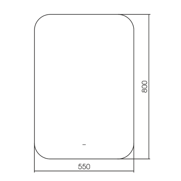 Изображение товара Зеркало Silver Mirrors Паллада 55x80 / LED-00002700