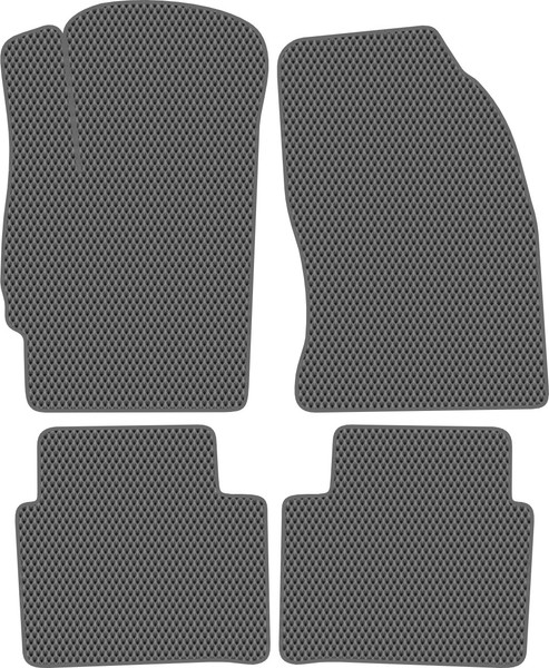 Изображение товара Комплект ковриков для авто Alicosta 0366_2-сер для Ford Mondeo III седан 2000-2007 (EVA ромб, серый)