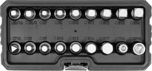 Изображение товара Набор съемников Yato Головок для маслосливных пробок YT-05991