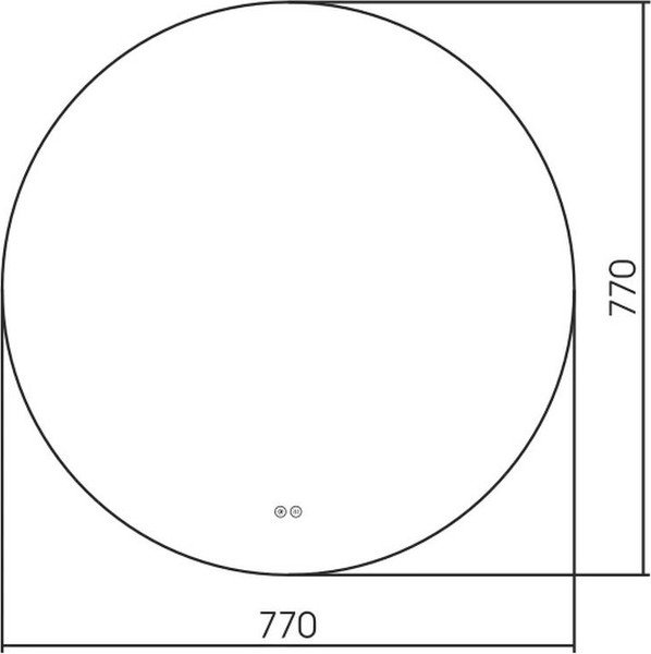 Изображение товара Зеркало Silver Mirrors Плаза D770 / LED-00003002