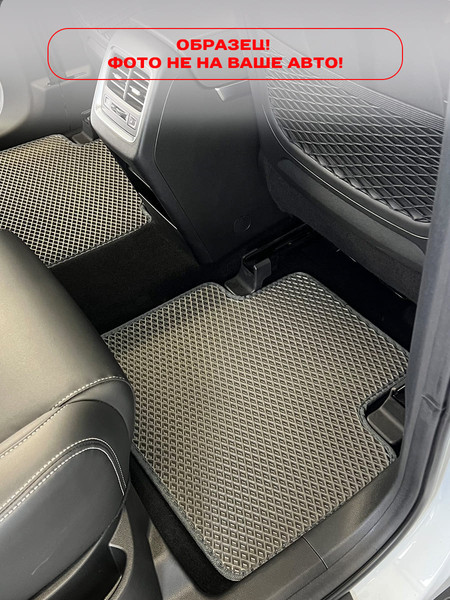 Изображение товара Комплект ковриков для авто Alicosta 2255_2-сер для Ford Transit VI грузовик 2006-2014 (EVA ромб, серый)