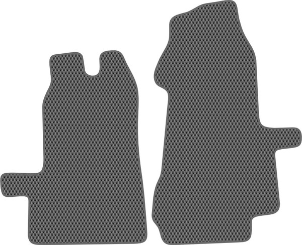 Изображение товара Комплект ковриков для авто Alicosta 2255_2-сер для Ford Transit VI грузовик 2006-2014 (EVA ромб, серый)