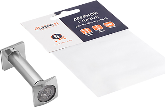 Изображение товара Глазок дверной Нора-М №41ЦК/16/200/71-127 (матовый хром)