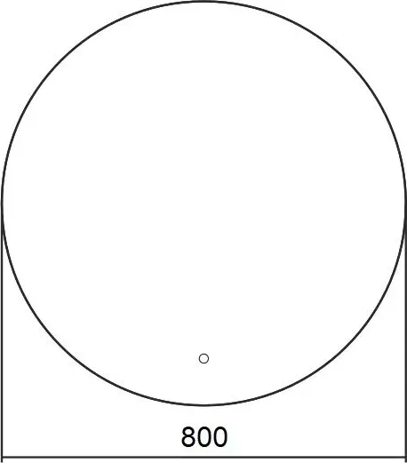 Изображение товара Зеркало Silver Mirrors Savanna-Lite D800 / LED-00002863