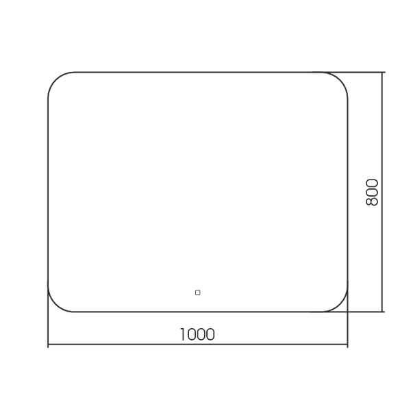 Изображение товара Зеркало Silver Mirrors Паллада 100x80 / LED-00002751