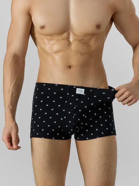 Изображение товара Трусы мужские Mark Formelle 411229 (р.82-92, квадраты на черном)