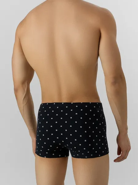 Изображение товара Трусы мужские Mark Formelle 411229 (р.86-96, квадраты на черном)