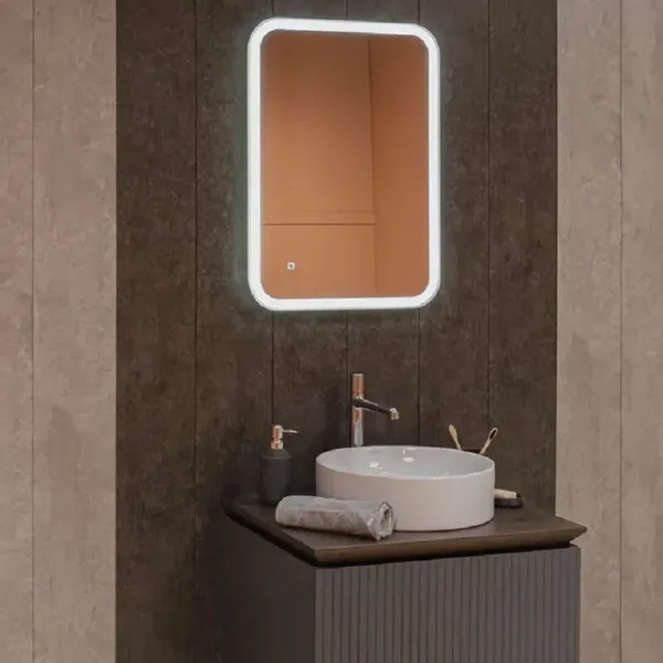 Изображение товара Зеркало Silver Mirrors Стив 50x70 / LED-00002904