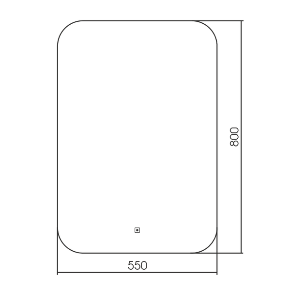 Изображение товара Зеркало Silver Mirrors Паллада 55x80 / LED-00003005