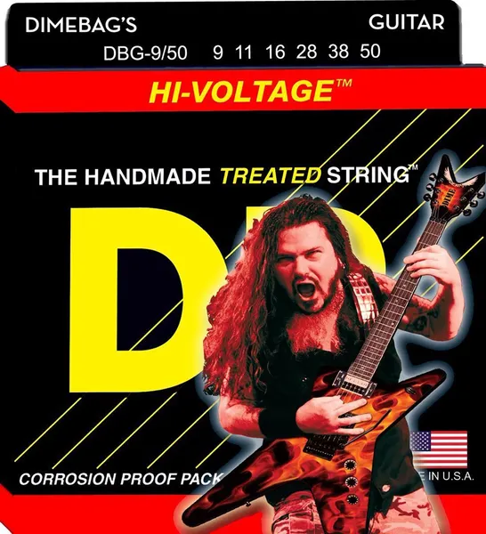 Изображение товара Струны для электрогитары DR Dimebag Darrell Hi-Voltage DBG-9/50 9-50