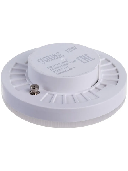 Изображение товара Лампа Gauss Elementary GX53 13W 950lm 6500K LED / 83833