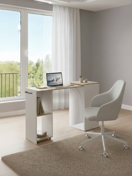 Изображение товара Тумба Black Red White Biu Mobi (белый/гикори кингстон/белый)