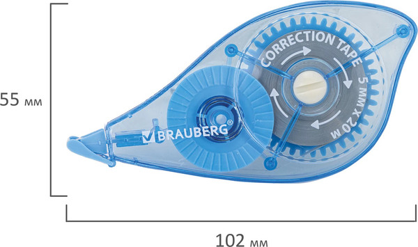Изображение товара Корректор для текста Brauberg Pro / 272492 (синий)