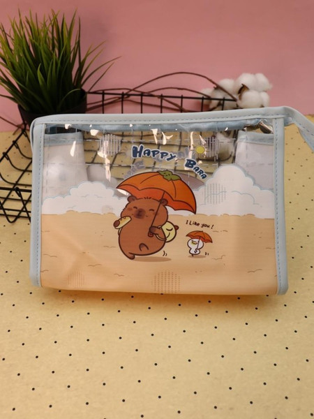Изображение товара Косметичка ILikeGift Capybara under an umbrella / 50P-019-02