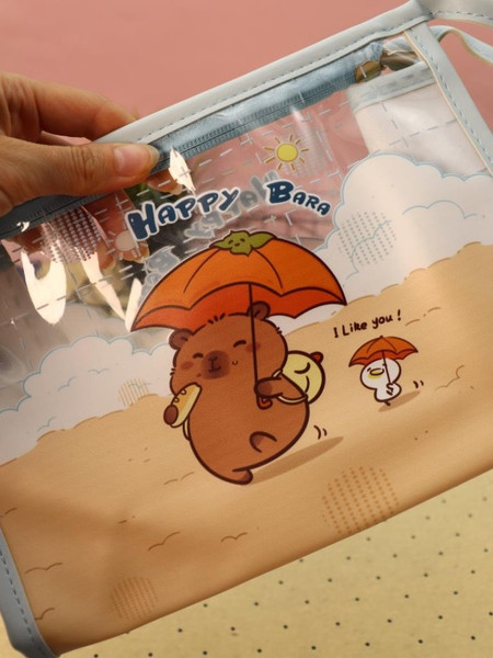 Изображение товара Косметичка ILikeGift Capybara under an umbrella / 50P-019-02