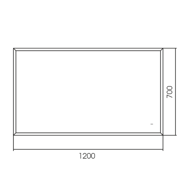 Изображение товара Зеркало Silver Mirrors Эдисон 2.1 100x80 / LED-00002959