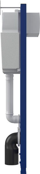 Изображение товара Инсталляция с унитазом подвесным Berges Tornas Rimless + Atom 410 / АТ-043330 (с кнопкой Atom Line хром глянец)