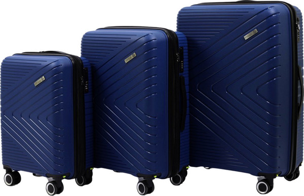 Изображение товара Чемодан на колесах PRIDE РР-202 (L, синий)