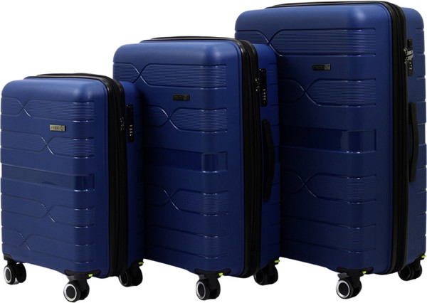 Изображение товара Чемодан на колесах PRIDE РР-204 (M, синий)