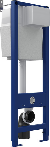 Изображение товара Инсталляция с унитазом подвесным Berges Tornas Rimless + Atom 410 / АТ-043331 (с кнопкой Atom белый)