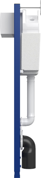 Изображение товара Инсталляция с унитазом подвесным Berges Tornas Rimless + Atom 410 / АТ-043331 (с кнопкой Atom белый)