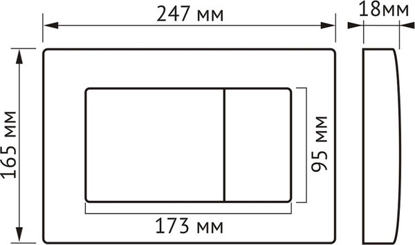 Изображение товара Инсталляция с унитазом подвесным Berges Tornas Rimless + Atom 410 / АТ-043331 (с кнопкой Atom белый)