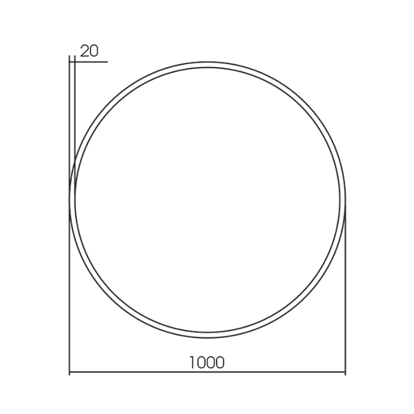 Изображение товара Зеркало Silver Mirrors Ренуар D1000 / ФР-00002492