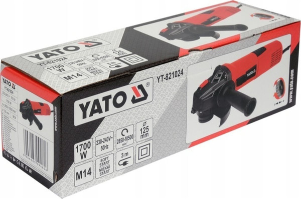 Изображение товара Угловая шлифовальная машина Yato YT-821024