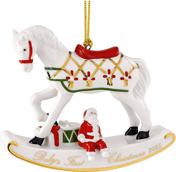 Изображение товара Елочная игрушка Villeroy & Boch Christmas Classics Лошадь-качалка 14-8675-4349