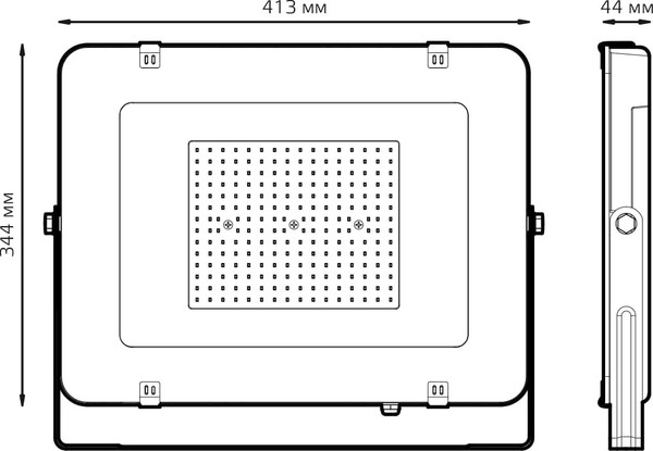Изображение товара Прожектор Gauss Elementary G2 200W 16000lm IP65 6500К LED / 691511200 (черный)