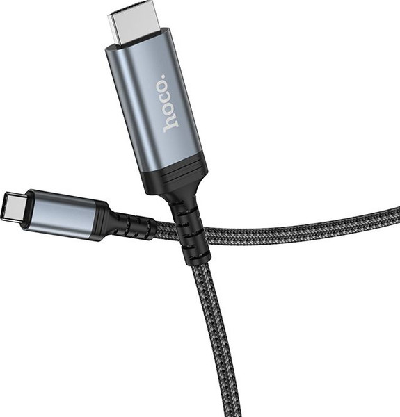 Изображение товара Кабель Hoco UA43 кабель Type-C to HDMI (металлик)