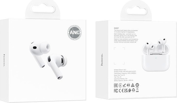 Изображение товара Беспроводные наушники Hoco EW97 TWS ANC (белый)