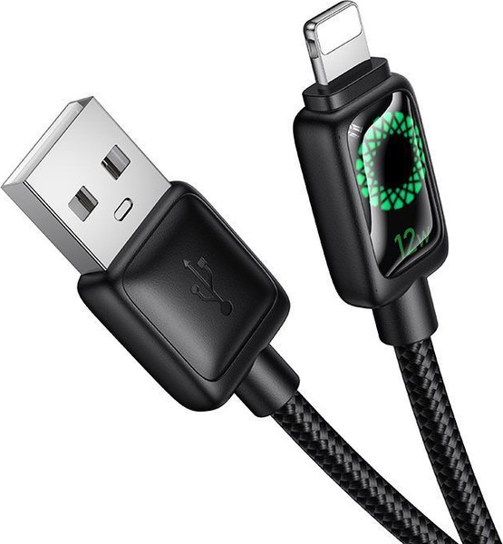 Изображение товара Кабель Hoco U146 Lightning (1.2м, черный)