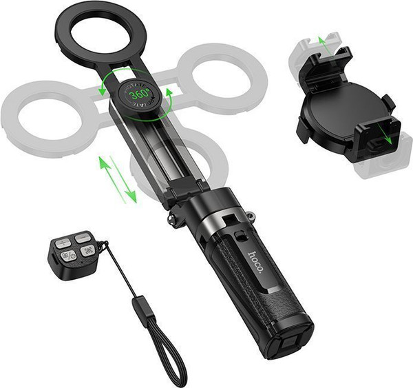 Изображение товара Монопод для селфи Hoco K27 Pro (черный)