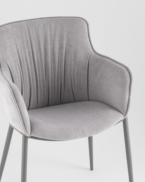 Изображение товара Стул Stool Group Твигги / LV-118-RlS-08-7005 (шенилл серый/серый)