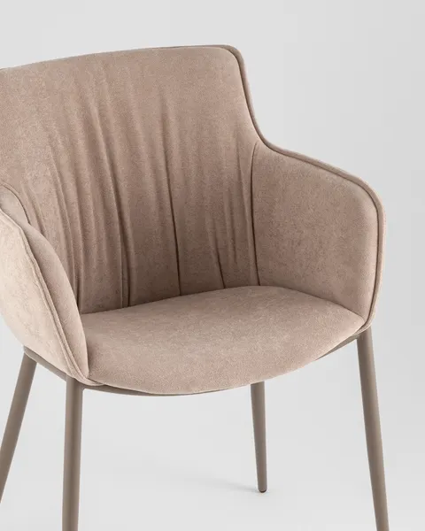 Изображение товара Стул Stool Group Твигги / LV-118-RlL-08-7006 (шенилл бежевый/бежево-серый)