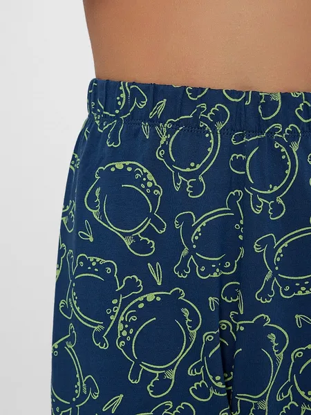 Изображение товара Пижама детская Mark Formelle 563333 (р.122-60-54, полуночно-синий/жабки на полуночном)