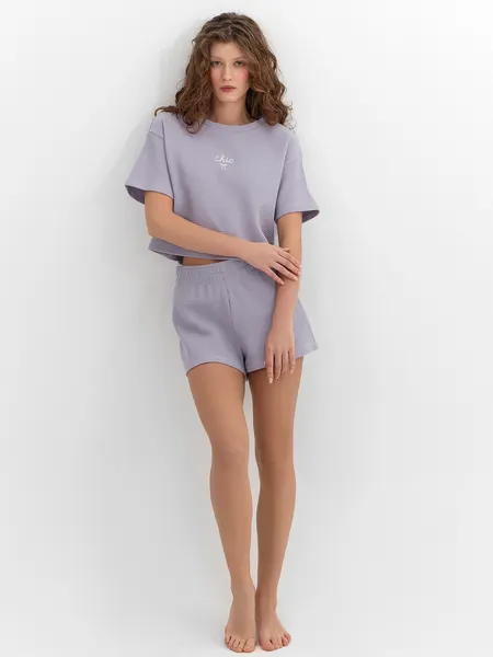 Изображение товара Пижама Mark Formelle 592463 (р.164/170-96-102, серый/445-W вышивка)