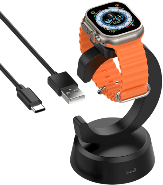 Изображение товара Зарядная док-станция для умных часов Bingo C-shape для Apple Watch (черный)