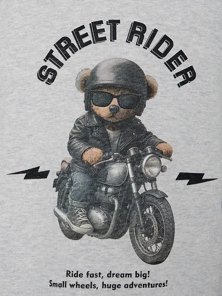 Изображение товара Пижама детская Mark Formelle 563326 (р.104-56-51, серый меланж 4306-А/варка на черном)