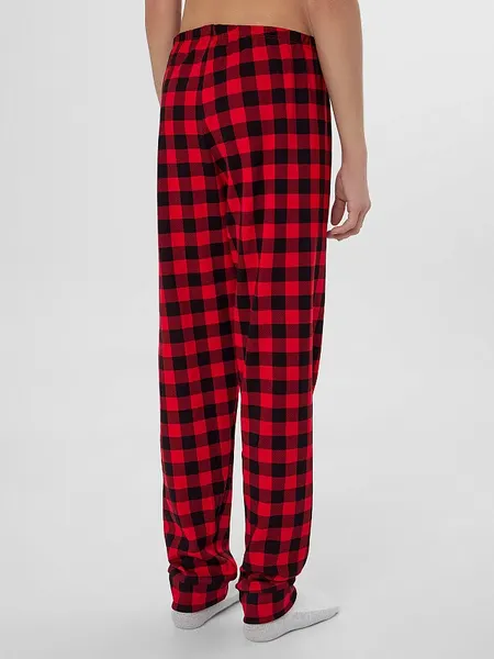 Изображение товара Пижама детская Mark Formelle 563326 (р.110-56-51, черный/черно-красная клетка)