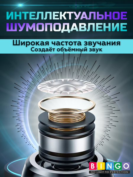 Изображение товара Беспроводные наушники Bingo YD06 (черный)