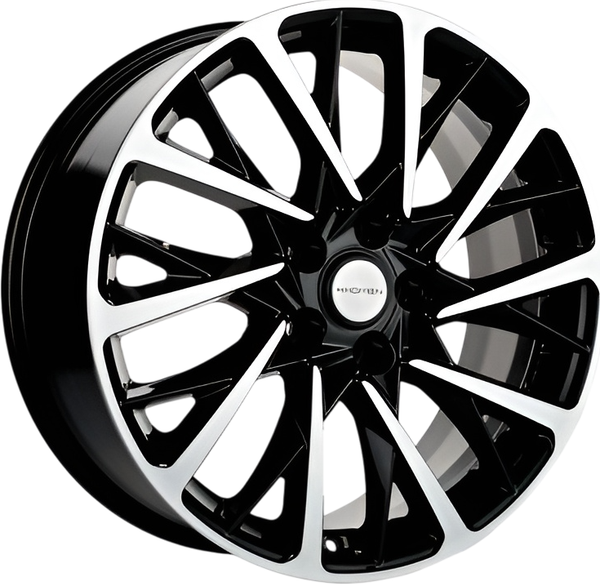 Литой диск Khomen KHW1804 DFM AX7/580/Evolute 18x7.5" 5x108мм DIA 65.1мм ET 45мм (Black FP) — фото 3