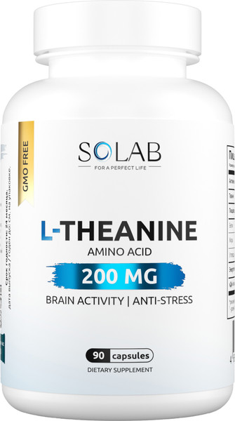 Изображение товара L-теанин SOLAB 200мг (90 капсул)