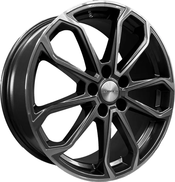Изображение товара Литой диск Khomen KHW1816 Geely Coolray 18x7" 5x114.3мм DIA 54.1мм ET 53мм (Gray FP)