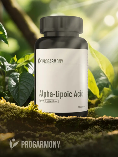 Изображение товара Жирные кислоты Progarmony Альфа Липоевая кислота (60 капсул)