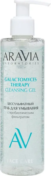 Изображение товара Гель для умывания Aravia Laboratories Galactomyces Therapy Бессульфатный (250мл)