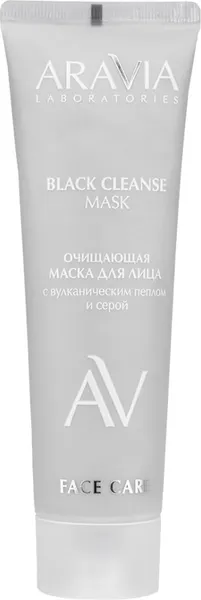 Изображение товара Маска для лица кремовая Aravia Laboratories Black Cleanse Mask (100мл)