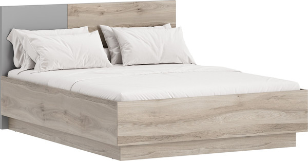 Изображение товара Двуспальная кровать Речицадрев Хельга Р393.02 (дуб солерно 708/пепел 622)